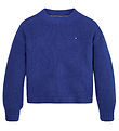 Tommy Hilfiger Bluse - Strick - Pointelle - Navy Voyage