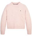 Tommy Hilfiger Blouse - Knitted - Pointelle - Pink Crystal