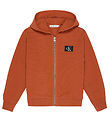 Calvin Klein Cardigan - CKJ - Ottomaanse badge-ritssluiting - Ka