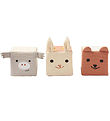 Kids Concept Gosedjur - 3 st. - 9x9 cm - Play Kuber Textil
