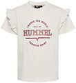 Hummel Stuttermabolur - hmlFjóla - Marshmallow
