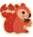 Djeco Jigsaw Puzzle - 16 Bricks - Wood - Squirrel