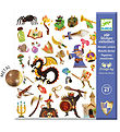 Djeco Stickers - Metallic - 160 st. - Fantasievolle Middela