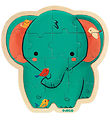 Djeco Jigsaw Puzzle - 16 Bricks - Wood - Elephant
