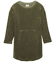 Minymo Kleid - Frottee - Deep Lichen Green