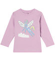 Stella McCartney Kids Blouse - Paars m. Eenhoorn