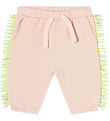 Stella McCartney Kids Sweatpants - Pink w. Fringes