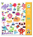 Djeco Stickers - 160 pcs - Monster