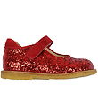 Angulus Schoenen - Rood m. Glitter