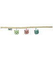 by ASTRUP Doll carriage chain - Cats - Pink/Green