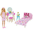 Barbie Docka m. Tillbehör - 30 cm - Sovrum