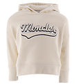 Moncler Hoodie - Off White w. Text