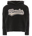 Moncler Kapuzenpullover - Schwarz m. Text