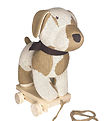 Smallstuff Pull Along Toy - Dog - 30x30 cm - Off White/Nature