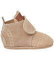 Petit La Busch Leder-Krabbelschuhe - Sand