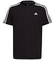 adidas Performance T-shirt - U 3S Tee - Black/White