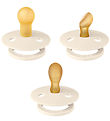 BIBS Colour Pacifiers - 3-Pack - Size 1 - Natural Rubber - Ivory