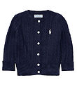 Polo Ralph Lauren Cardigan - Knitted - Core Replen - Hunter Navy