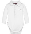 Tommy Hilfiger Pololichaam l/s - Rib - Baby Tommy - White