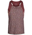 Rethinkit Tanktop - Anais - Rose Brown Blumen