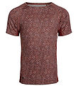 Rethinkit T-Shirt - Carla - Rose Brown Blumen