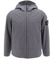 Stone Island Softshelljacke m. Watte - Blei Grey