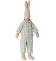 Maileg Soft Toy - Rabbit - Size 2 - Pajama Set