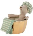 Maileg Mouse - Big sister - 9 cm - Wellness mouse w. Bathtub