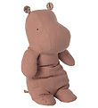 Maileg Soft Toy - Safari Friends - Hippo - Medium+ - Old Rose