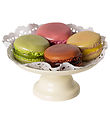 Maileg Macarons on cake plate