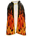 Liontouch Costumes - Cape de flammes - Noir/Orange/Jaune