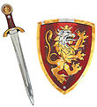 Liontouch Costume - Noble Knight-Set - Sword & Shield - Red