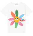Stella McCartney Kids T-Shirt - Off White av. Fleur