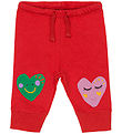 Stella McCartney Kids Sweatpants - Red w. Hearts
