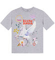 Stella McCartney Kids T-shirt - Grey Melange w. Unicorn