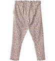 Wheat Trousers - Malika - Grey Rose Flowers