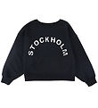 LMTD Sweatshirt - NlfKynthe - Schwarz/Wei m. Text