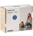 MODU Explorer Set - 20 Parts - 55x40x20 cm - Deep Blue/Sky Blue