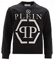 Philipp Plein Sweatshirt - Black w. White