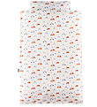 Nørgaard Madsens Bedding - Junior - White w. Fire trucks