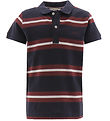 GANT Polo - Evening Blue m. Rot/Wei