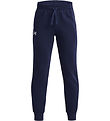 Under Armour Sweatpants - Rival Fleece Joggare - Midnight Marinb