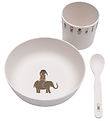 Smallstuff Dinner Set - Bioplastic - 3 Parts - Dolls