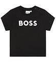 BOSS T-shirt - Svart m. Vit