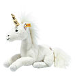 Steiff Soft Toy - 27 cm - Unicorn - White