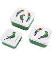 Petit Jour Paris Lunchbox Set - 3 pcs - 11.5 x 5.5 cm - Parrots