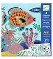 Djeco Coloring cards - 4 pcs - Under The Sea