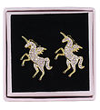MillaVanilla Earrings - Unicorn - Gold/Pink