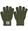 Hummel Hanskar - Prjónað - hmlQuint - Olive Nótt
