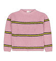 The New Tröja - Stickad - TnDada - Pastel Lavender m. Gul